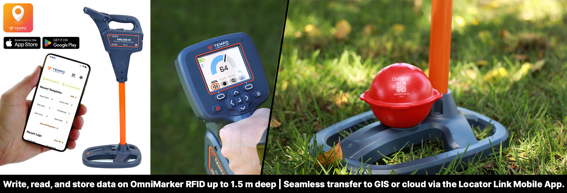 EML250-ID Electronic ID RFID Marker Locator